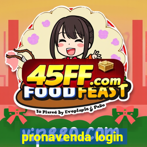 pronavenda login